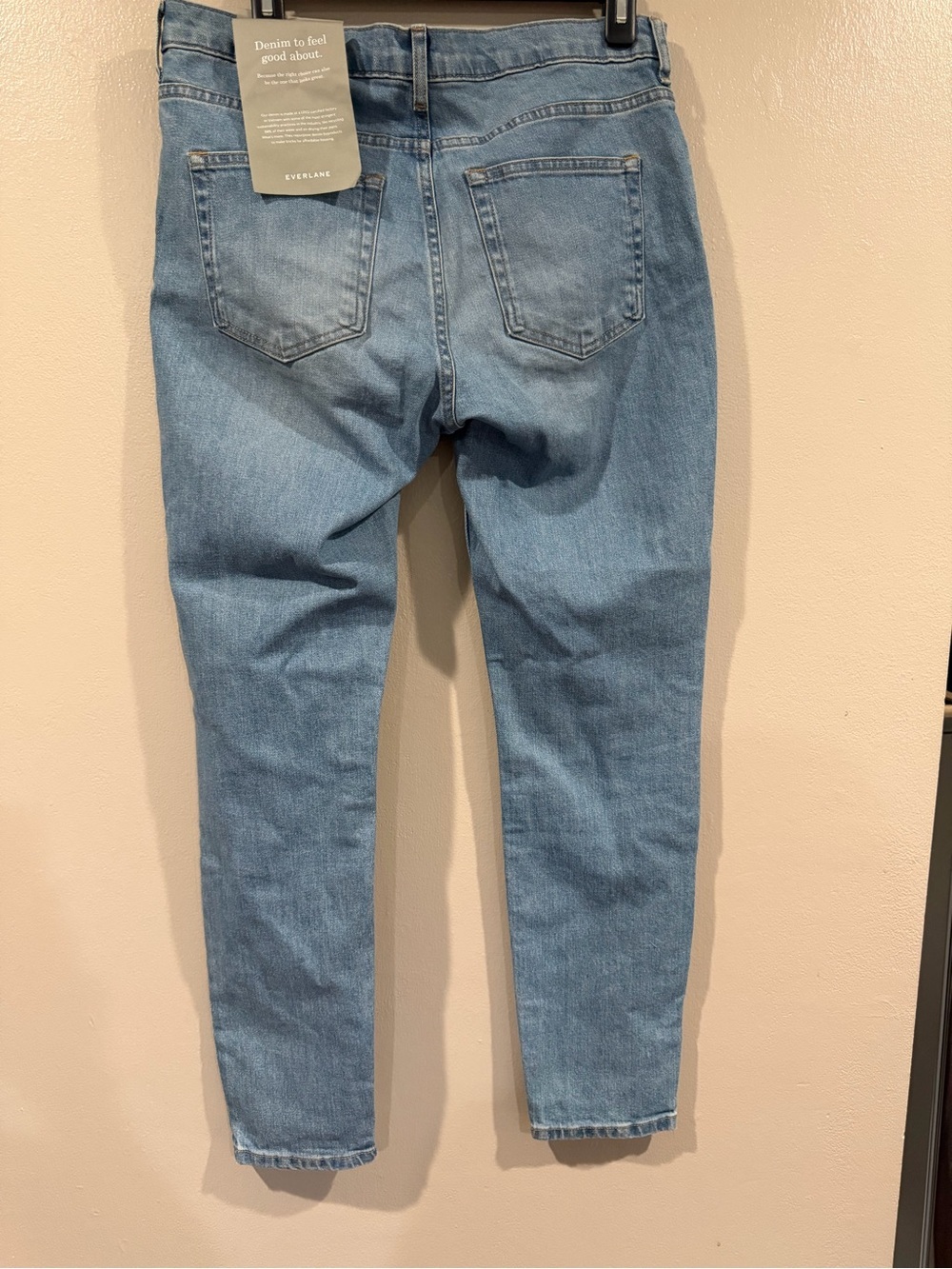 NWT Everlane Light Wash Straight-Leg Women's Jeans Size 30 Regular - Picture 4 of 5